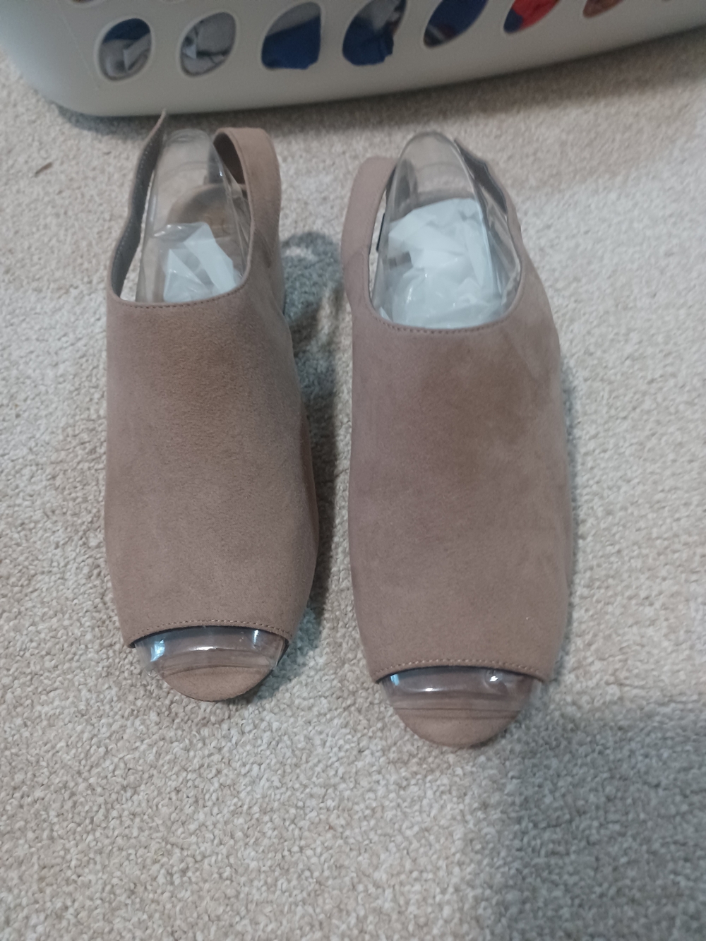 Lilly Pulitzer Taupe Suede Open-Toe Slingback Mules